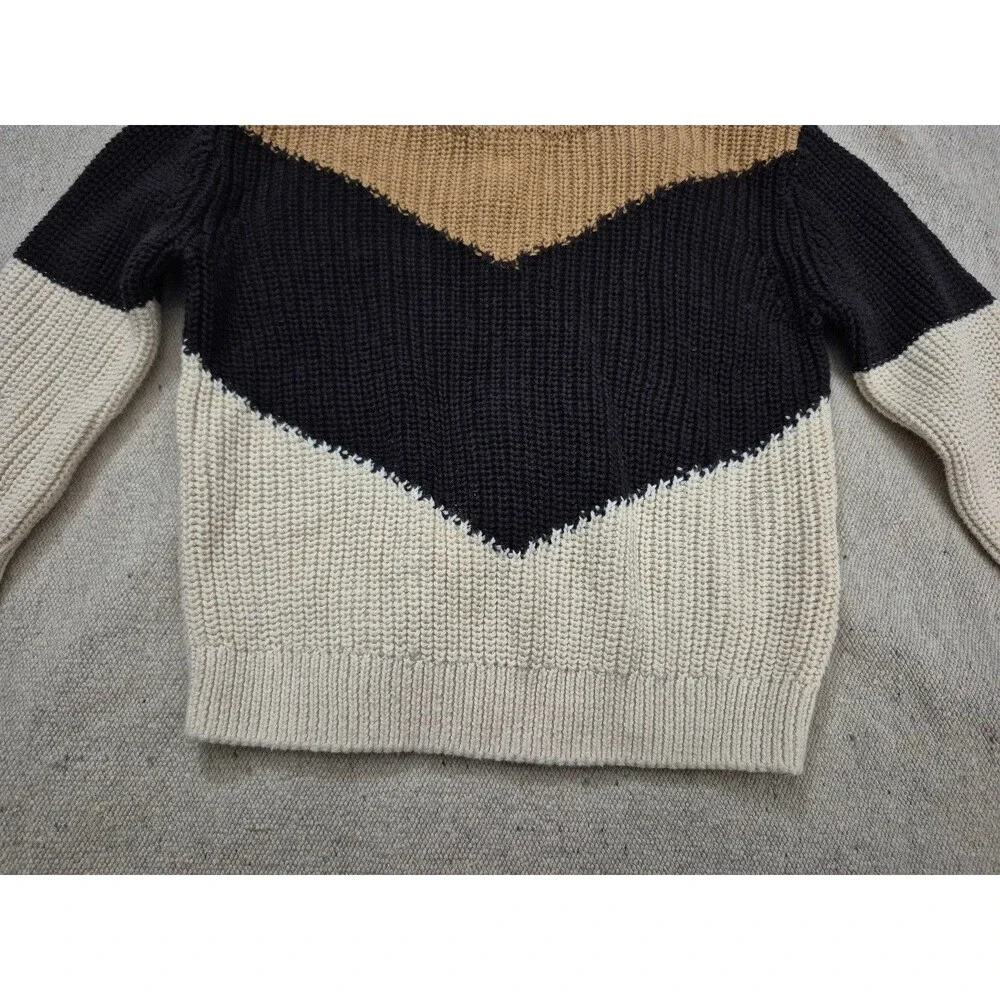 H&M organic cotton multicolor sweater size 6-9 months